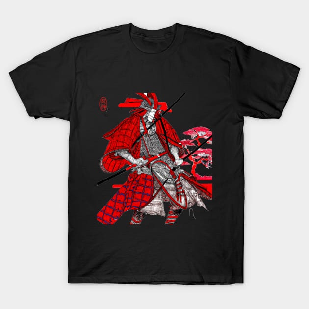 #Samurai Heading into Battle T-Shirt by Master Alex Designs